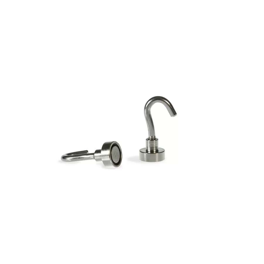 ROUND NEODYMIUM MAGNET WITH HOOK 4M 